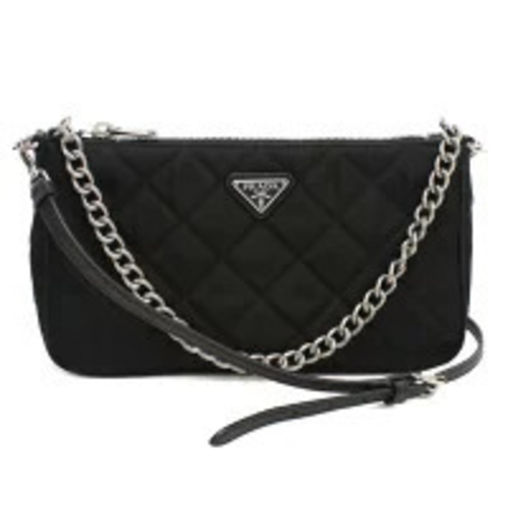Prada Tessuto Shoulder Bag Black Crossbody